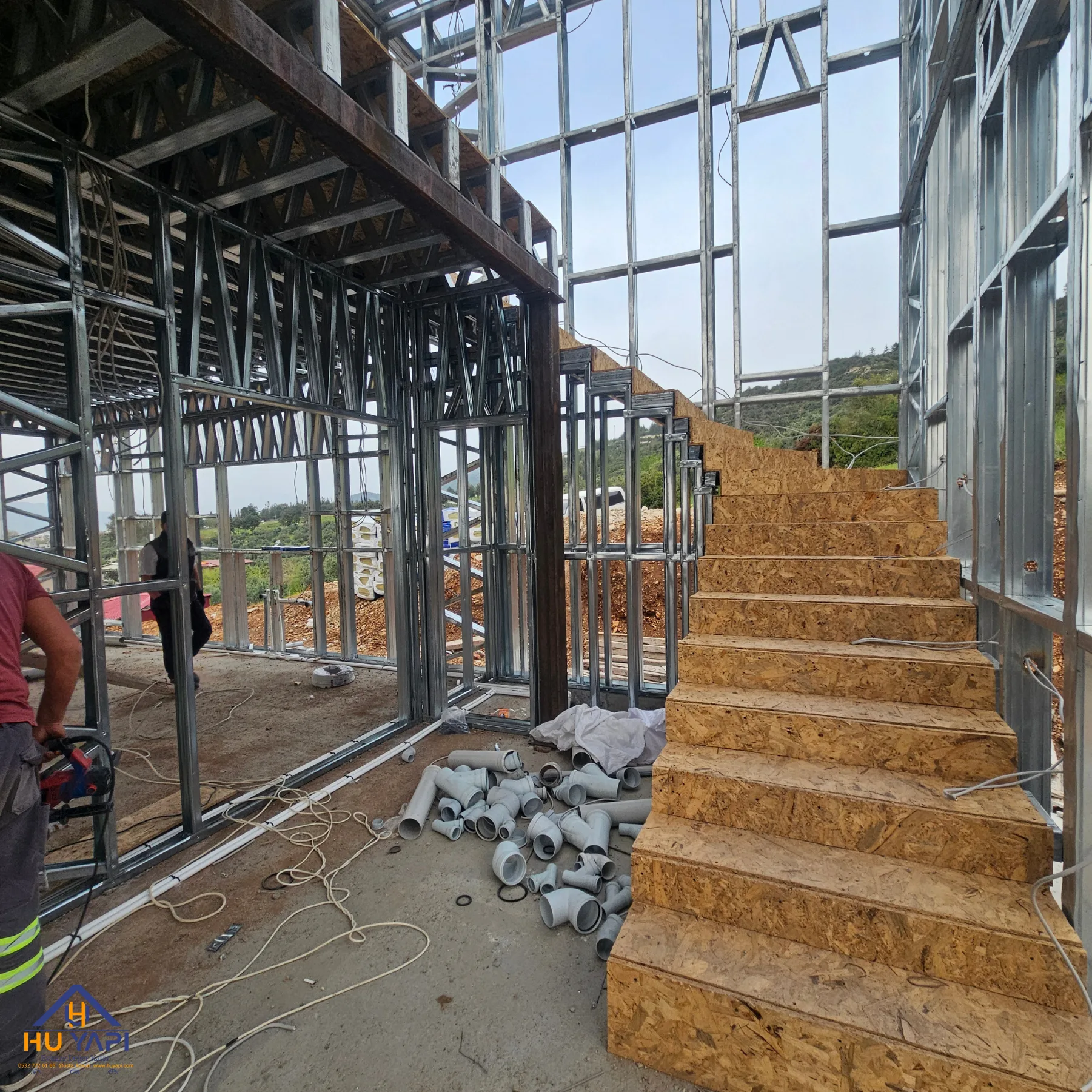 çelik villa 2 katlı 160 metrekare